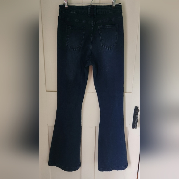 Pantete womens high waisted Bell Bottom denim jeans - Picture 4 of 13